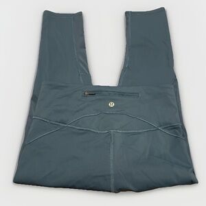 Lululemon Darker Teal Leggings Size 6 High Rise Athletic yoga